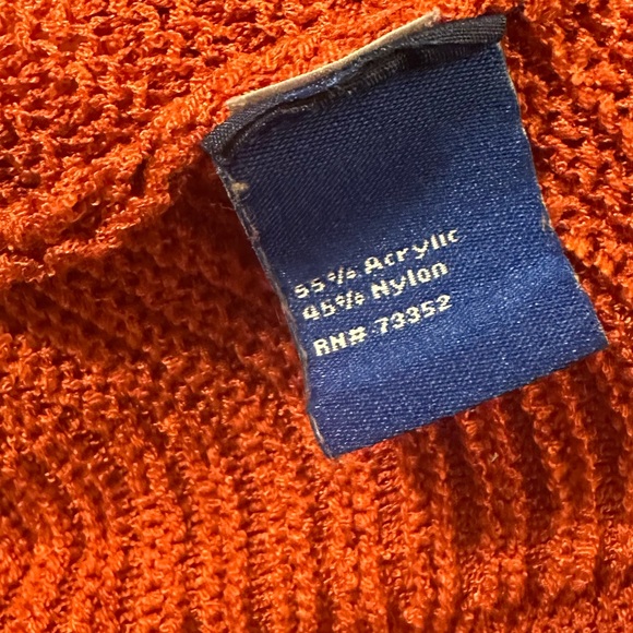 APT. 9 Burnt Orange Knit Blouse - Picture 3 of 5